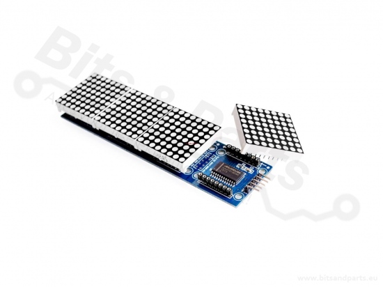 LED Matrix Display Module 8x8 4-way MAX7219 Red